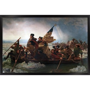 Trends International Washington Crossing the Delaware Framed Wall Poster Prints - 1 of 4