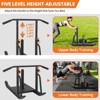 GOCAPTAIN  Weight Sleds for Training, Heavy-Duty Push Pull Sled for Workout Fitness, Running Speed, Fits 1" & 2" Weight Plates - 3 of 4