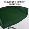 TiramisuBest Green Velvet Ergonomic Office Chair with Golden Base - 2 of 4
