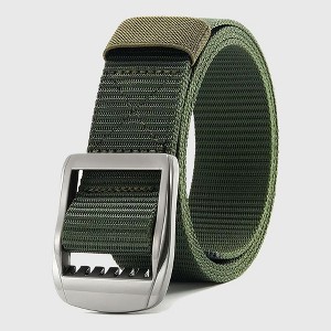 Anna-Kaci Women's Nylon Tactical Belt with Metal Buckle Heavy-Duty Outdoor & Casual Belt - 1 of 4