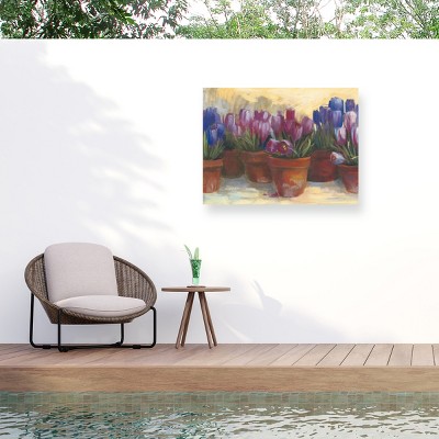 "Spring Crocus" Outdoor Canvas