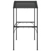 vidaXL Bbq Gazebo Anthracite Steel, PC board 86.6 x 45.3 x 90.6 in Hooks - 4 of 4