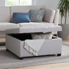Ridstar Storage Ottoman For Living Room & Bedroom-Gray - 3 of 4