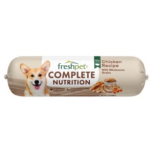 Freshpet Complete Nutrition Roll Adult Fresh Dog Food with Chicken ...