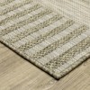 Captiv8e Designs Tobago Global Geometric Striped Tan/Light Brown Indoor/Outdoor Rug - 3 of 4