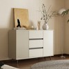 Luck Live 47.24in press-to-open cabinet door with three storage drawers - 3 of 4