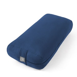 Yoga Bolster Pillow Meditation Pillow w/Washable Cover & Carry Handle - 1 of 4