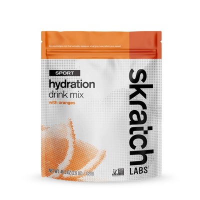 Skratch Labs Sport 46.5oz Hydration Drink Mix Bag - Orange