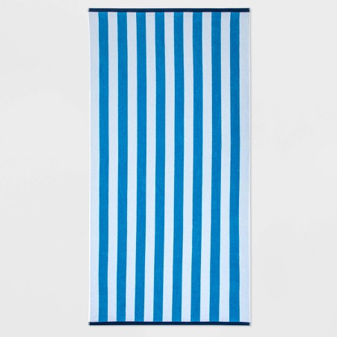 Fringe Claudette Oversized Beach Towel Blue - Sand & Surf : Target