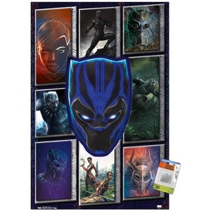 Trends International Marvel Cinematic Universe - Black Panther - Collage Unframed Wall Poster Prints - 1 of 4
