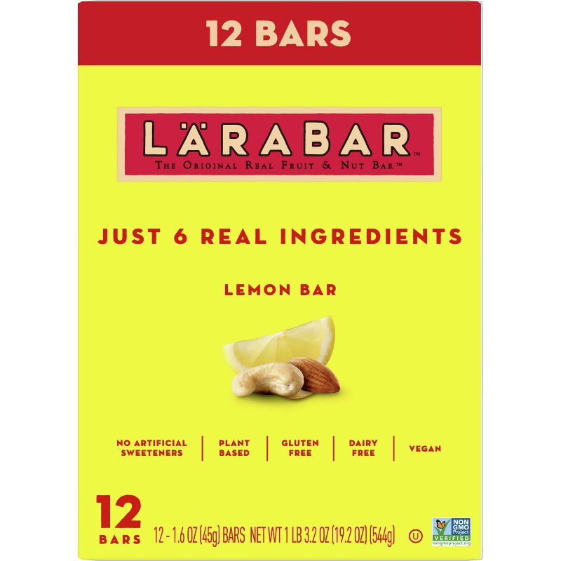 Larabar Lemon Bar Protein Bar - 19.2oz/12ct, 4 of 7
