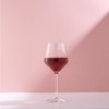 JoyJolt Layla Red Wine Glasses - Set of 4 Wine Lead-Free Crystal Wine Glass Set - 17 oz - 4 of 4