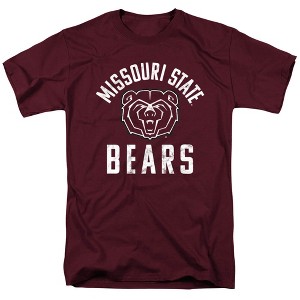 Men's Missouri State University Official Mo State Bears Logo T-Shirt Maroon - 1 of 4