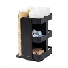 Mind Reader Cup Condiment Carousel Black: Coffee Bar Accessories & K-Cup Organizer, Coffee Maker Parts, Metal & Plastic - 2 of 4