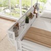 Twin Size Loft Bed with Stairs Metal Full Loft Bed with Storage Shelves High Loft Bed with Wardrobe for Kids Teens Black - 4 of 4