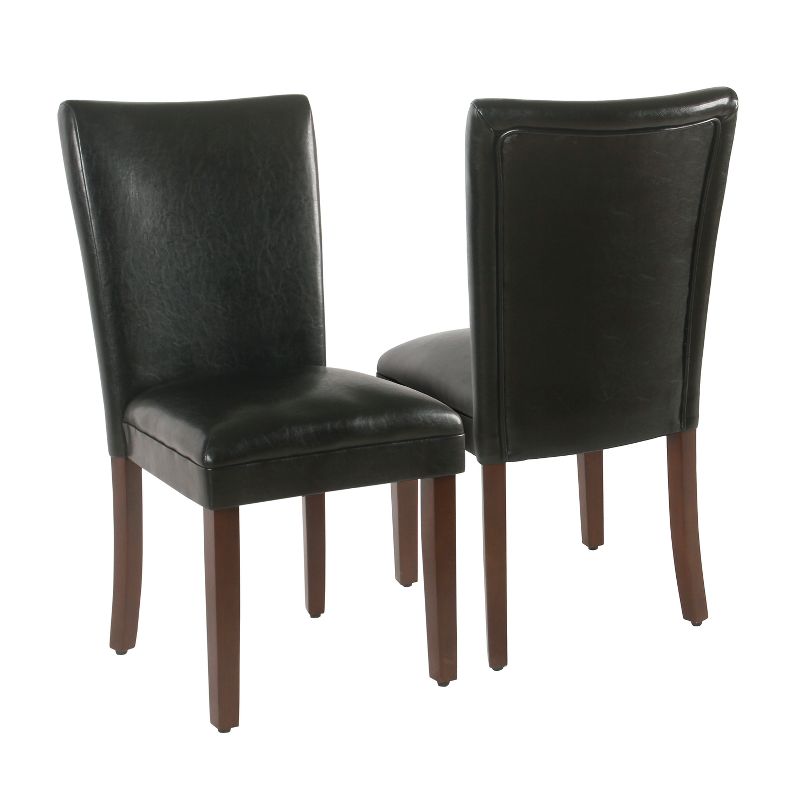 Set of 2 Parsons Dining Chair Faux Leather - Homepop, 3 of 9