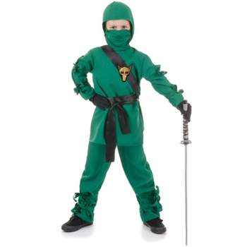 Underwraps Secret Ninja Child Costume (Green)
