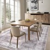 Vintage Area Rug 4 x 6 Washable Medallion Throw Rug with Non-Slip Backing, Foldable Distressed Low Pile Accent Carpet, Stain-Resistant Floor Cover - 2 of 4