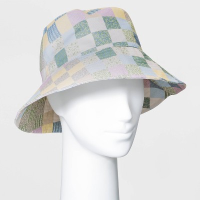 Women's Patchwork Bucket Hat - Universal Thread™ Blue