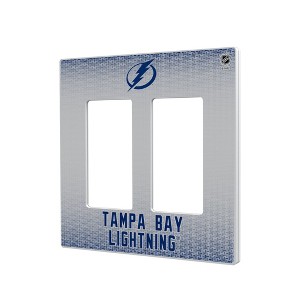 NHL Eastern Conference Teams Linen Hidden-Screw Light Switch Plate for Double Rocker - 1 of 4