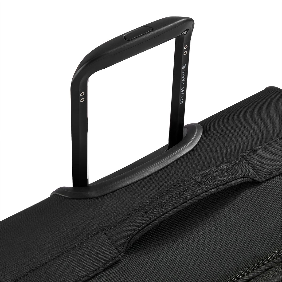 United Colors of Benetton x DELSEY PARIS Medium Checked Color Block 23" Softside Spinner Suitcase - thumbnail 6