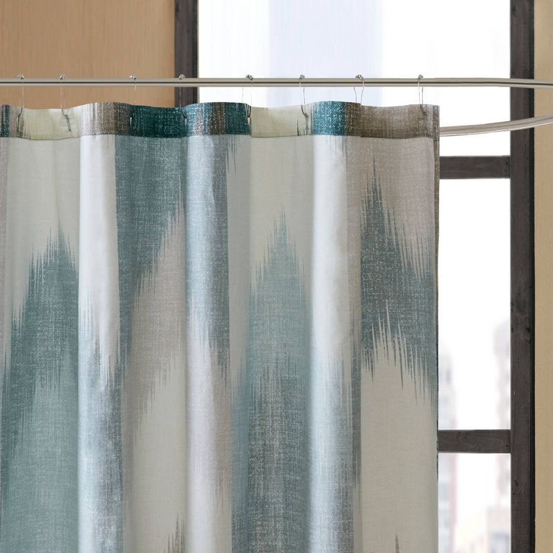 72"x72" Alpine Cotton Printed Shower Curtain, 3 of 9