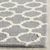 Cambridge CAM130 Hand Tufted Runner Rug - Silver/Ivory - 2'6"x12' - Safavieh. - 3 of 3