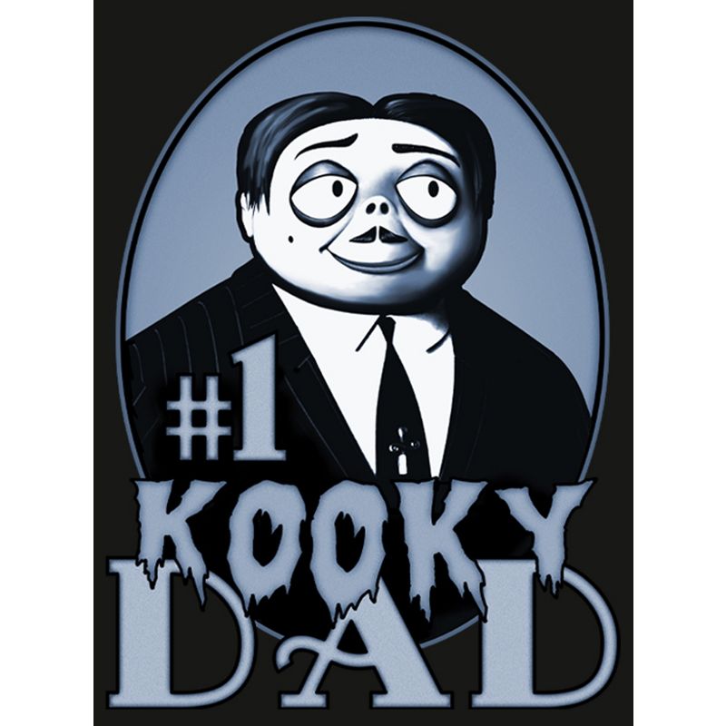 Men's The Addams Family #1 Kooky Dad Gomez Addams Long Sleeve Shirt, 2 of 5