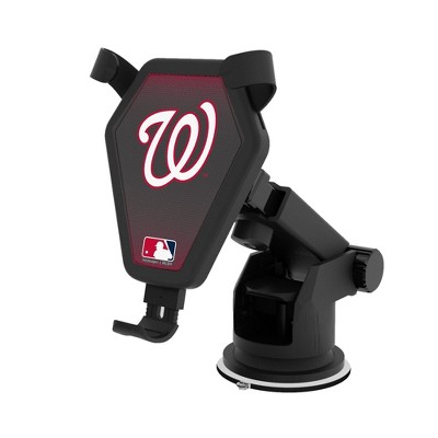 Keyscaper Washington Nationals Linen 10-Watt Wireless Car Charger