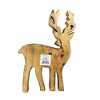 Ganz 9.75 In Decorative Wood Carved Deer Laser Cut Gold Figurines - 3 of 3