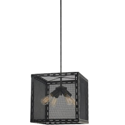 Cal Lighting 60W X 4 Evanston Metal Chandelier (Edison Bulbs Not Included)