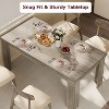 Wood Rectangular Dining Table for 4-6, Farmhouse Style Dinette, Ideal for Kitchen and Dining Room, Perfect for Small Spaces. - 3 of 4