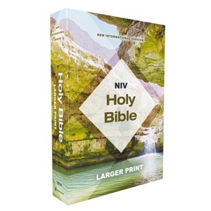 Niv, Holy Bible, Larger Print, Economy Edition, Paperback, Teal/Tan, Comfort Print - by  Zondervan - 1 of 1