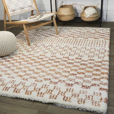 Himalaya Sherpa Cozy Kids' Shag Rug - Orange, 5' x 7'