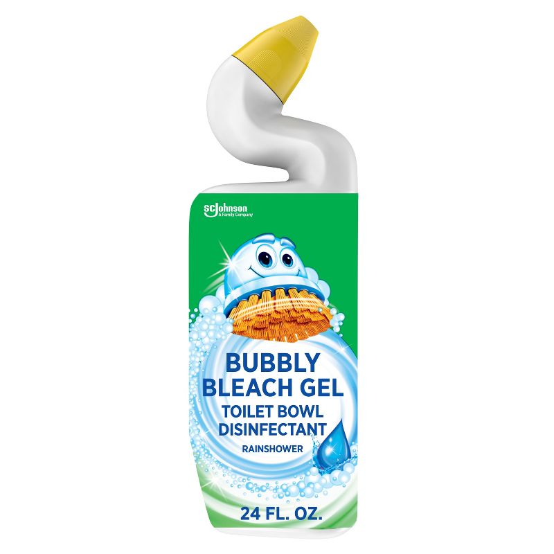 Scrubbing Bubbles Rainshower Scent Bubbly Bleach Gel Toilet Bowl Cleaner - 24oz, 1 of 13