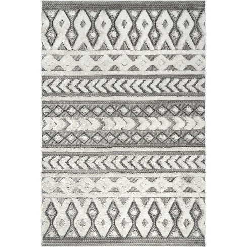 Nuloom Rebecca High Low Textured Shaggy Area Rug : Target