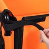 NAYSAYE Wagon 3-in-1 Convertible Folding Utility Cart with Bench Seat for Outdoor Adventures, 37"*24.02"*40.94" - 4 of 4