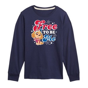 Boys' - Paw Patrol - Americana Long Sleeve Graphic T-Shirt - 1 of 4