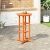WestinTrends Malibu 42" All Weather HDPE Outdoor Patio Bar Height Bistro Table - Round - 2 of 4