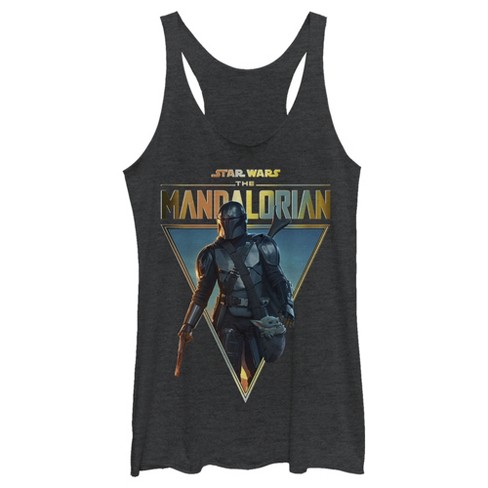 Women's Star Wars The Mandalorian Clan of Two Racerback Tank Top - image 1 of 4