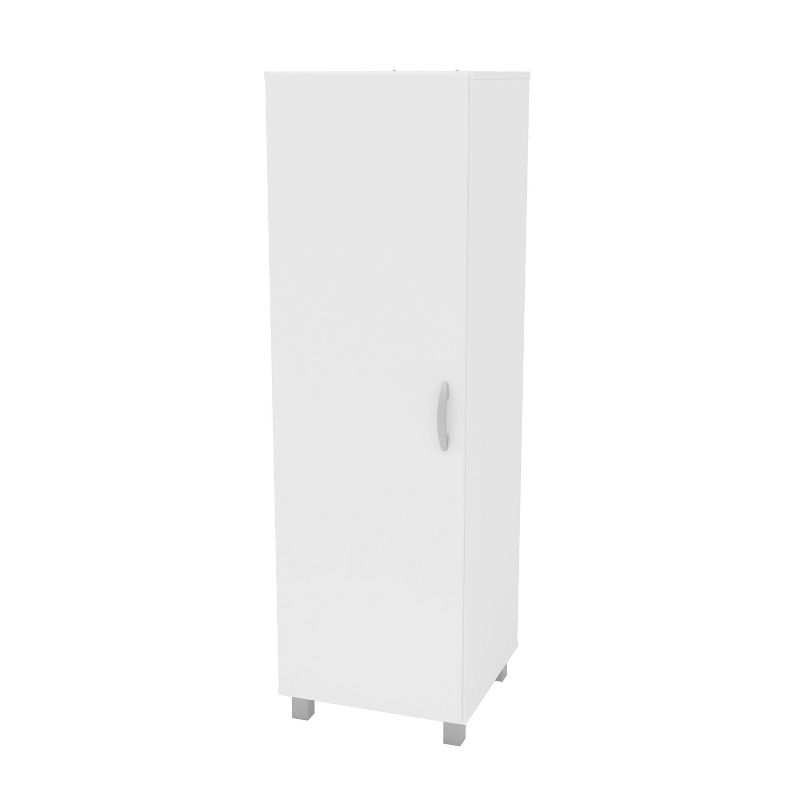 Paris 1 Door Storage Cabinet White - Polifurniture, 1 of 9