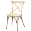 Courtyard Casual Brookwood X Back Chair Alum in Hand Brushed Finish  Price is for a Pack of 2 - 4 of 4