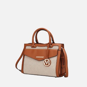 MKF Collection Alyssa Multi-Compartment Satchel Women’s Bag by Mia K - 1 of 4