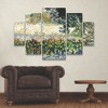 Trademark Fine Art -Vincent Van Gogh 'Garden in Bloom' Multi Panel Art Set Large Diamond - 3 of 3