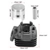 Unique Bargains Racing Scooter Cylinder Big Bore Kit for Yamaha Jog Zuma 2 Stroke 50cc for Minarelli 1E40QMB Engine 70cc with 10mm Piston Pin 1Set - 2 of 4