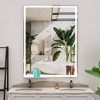 LED Bathroom Vanity Mirror Wall Mounted Adjustable White/Warm/Natural Lights Anti-Fog Touch Switch - 3 of 4