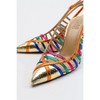 Gesto Gold Multi Stiletto Heel (Women) | Prologue Shoes - 2 of 4