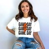 Simply Sage Market Women's Game Day Stacked Lightning Bolt Short Sleeve Garment Dyed Tee - 2 of 2