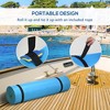 Vynxaria 12' x 5' Lily Pad Floating Mat with Cup Holders - Perfect for Pool & Lake Relaxation - 3 of 4