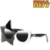 HalloweenCostumes.com One Size Fits Most   KISS Starchild Costume Glasses | KISS Costume Accessories, White/Black - 4 of 4
